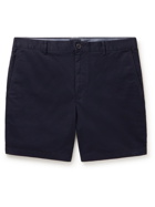 Club Monaco - Baxter Cotton-Blend Twill Shorts - Blue