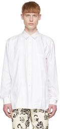 Comme des Garçons Homme Plus White Cotton Shirt