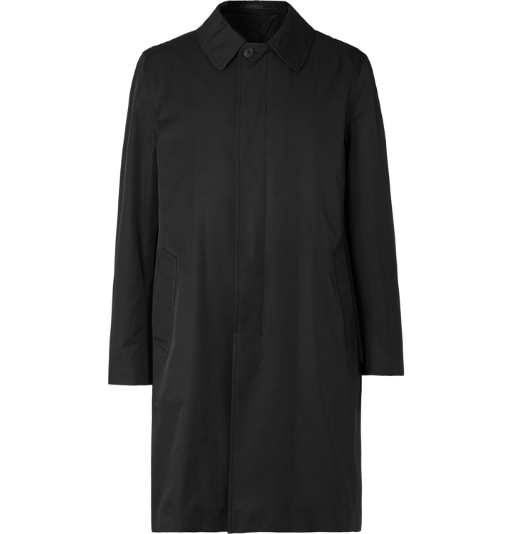 Photo: The Row - Thomas Tech-Cotton Overcoat - Black