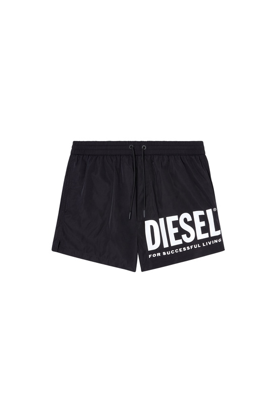 Photo: Diesel Swim shorts with logo print - Swim shorts Mens in Multicolor