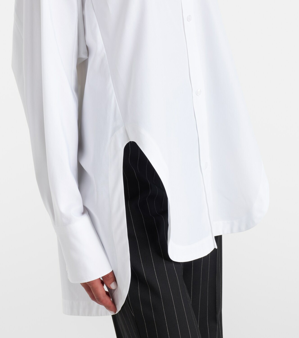 Sportmax Ovest oversized cotton poplin shirt