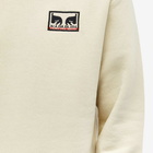 Napapijri Men's x Obey Crew Sweat in Beige Foam