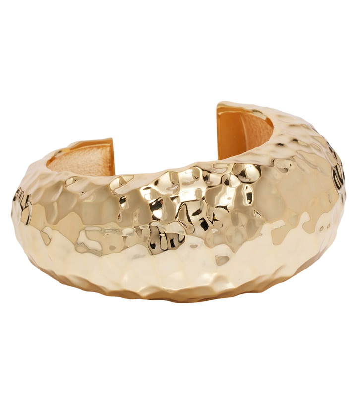 Photo: Self-Portrait Gold-plated cuff bracelet