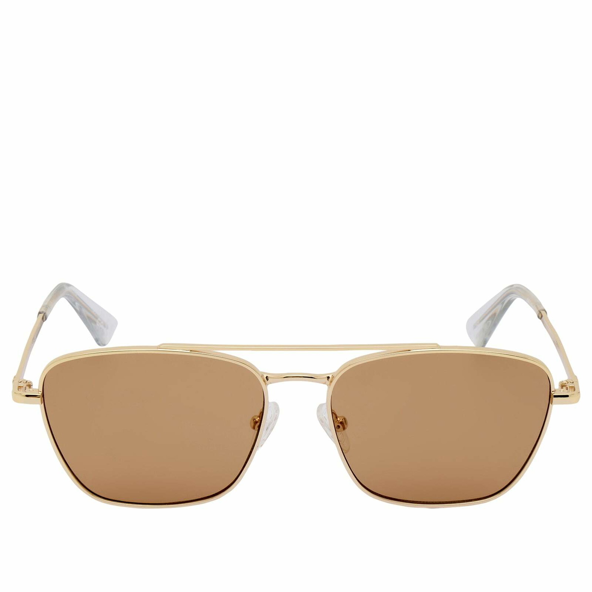 Le Specs Diametric Ii Sunglasses in Bright Gold/Chocolate Mono 