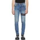 mastermind WORLD Indigo Selvedge Skinny Jeans