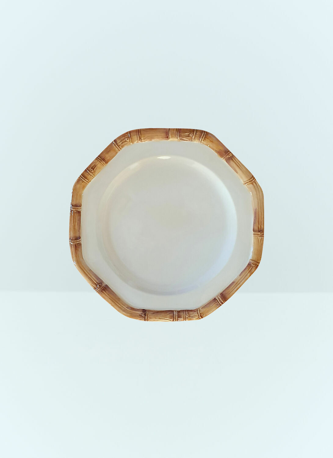 Les-Ottomans Set Of Four Bamboo Dinner Plates