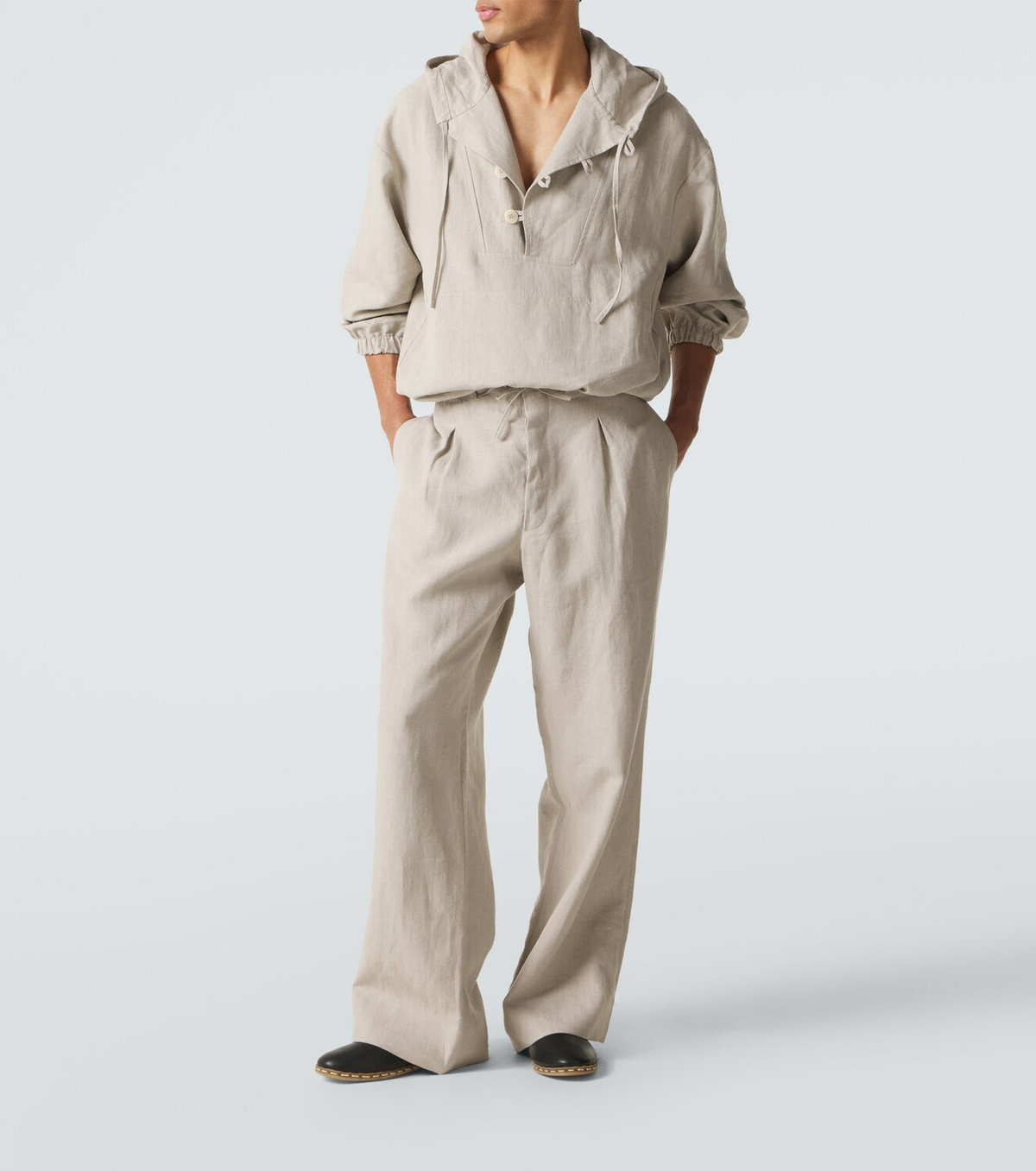 Stòffa Linen straight pants