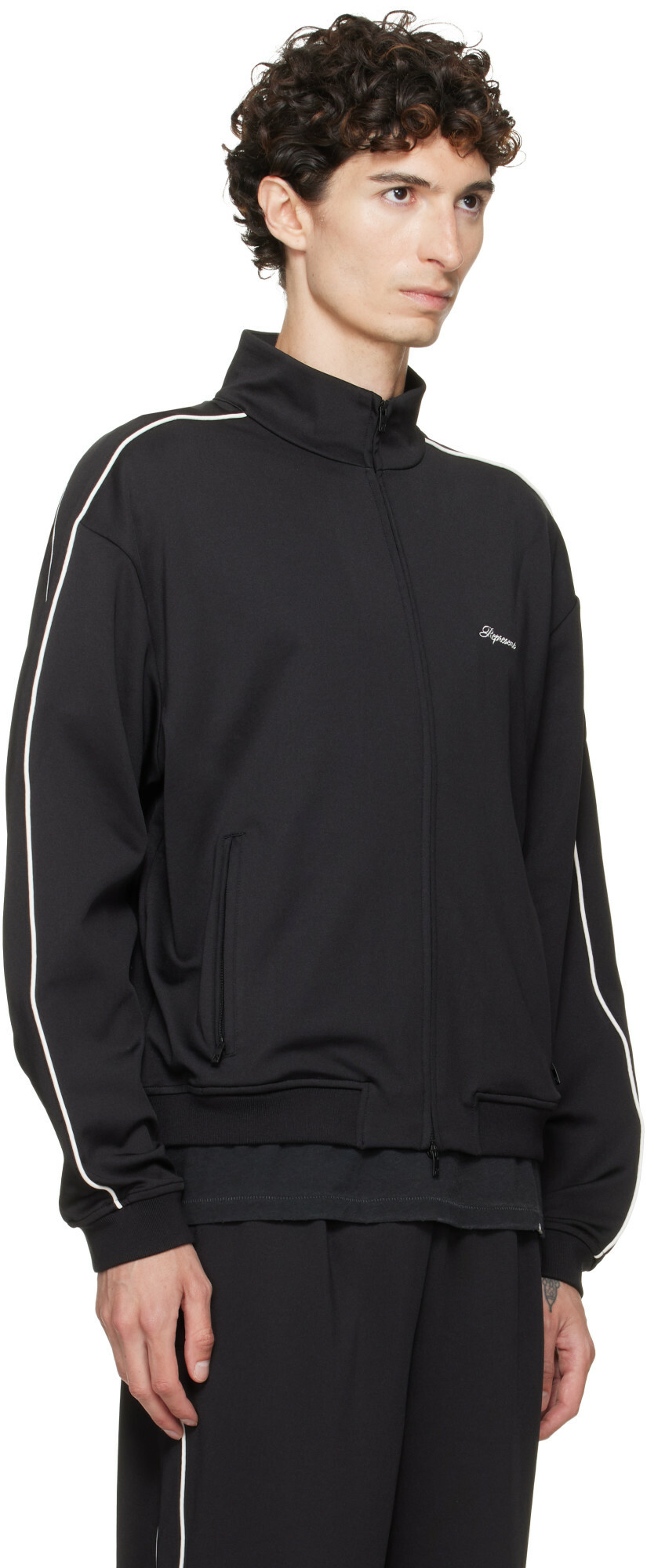 Represent Black Taped Track Jacket