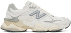 New Balance Off-White & Gray 9060 Sneakers