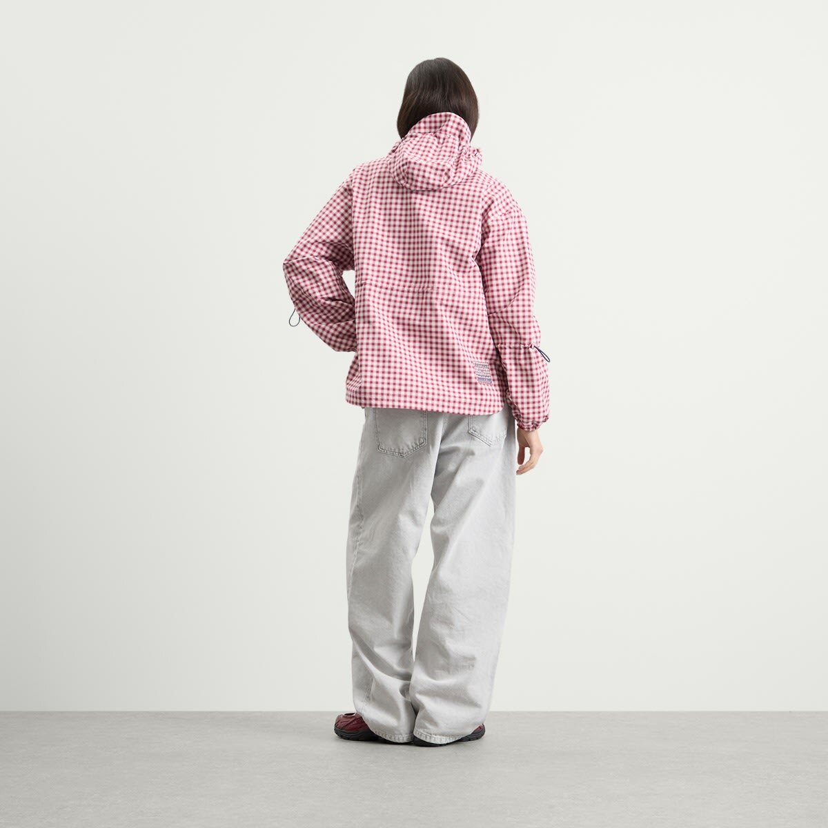 Damson Madder Women's END. EXCLUSIVE Matilda Raincoat in Cherry Gingham