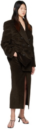 KHAITE Brown Tanner Blazer