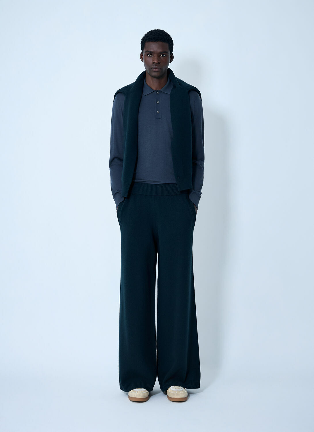 Lacoste Wool-Blend Elasticated Pants