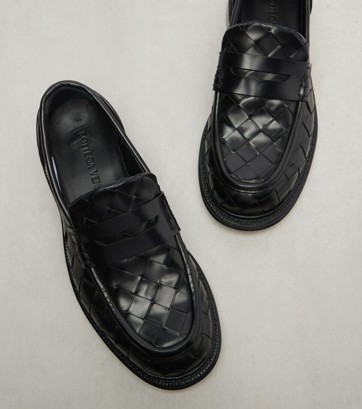 Bottega Veneta James Intrecciato leather loafers