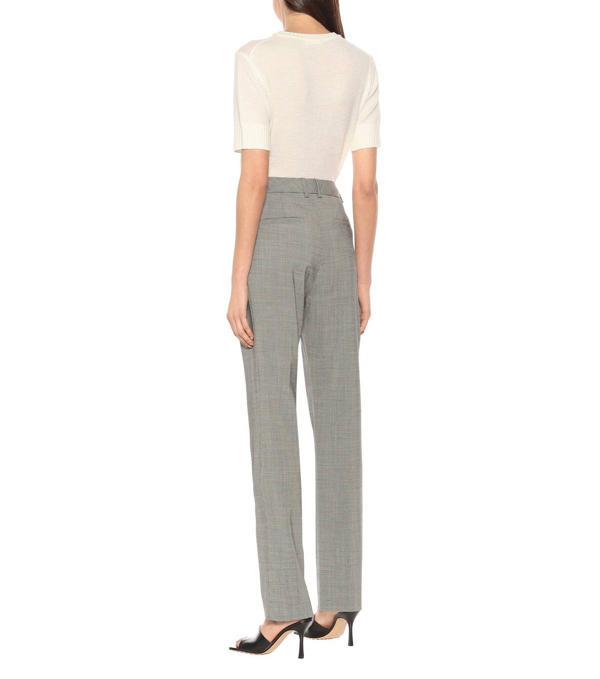 Matthew Adams Dolan - High-rise stretch-wool pants