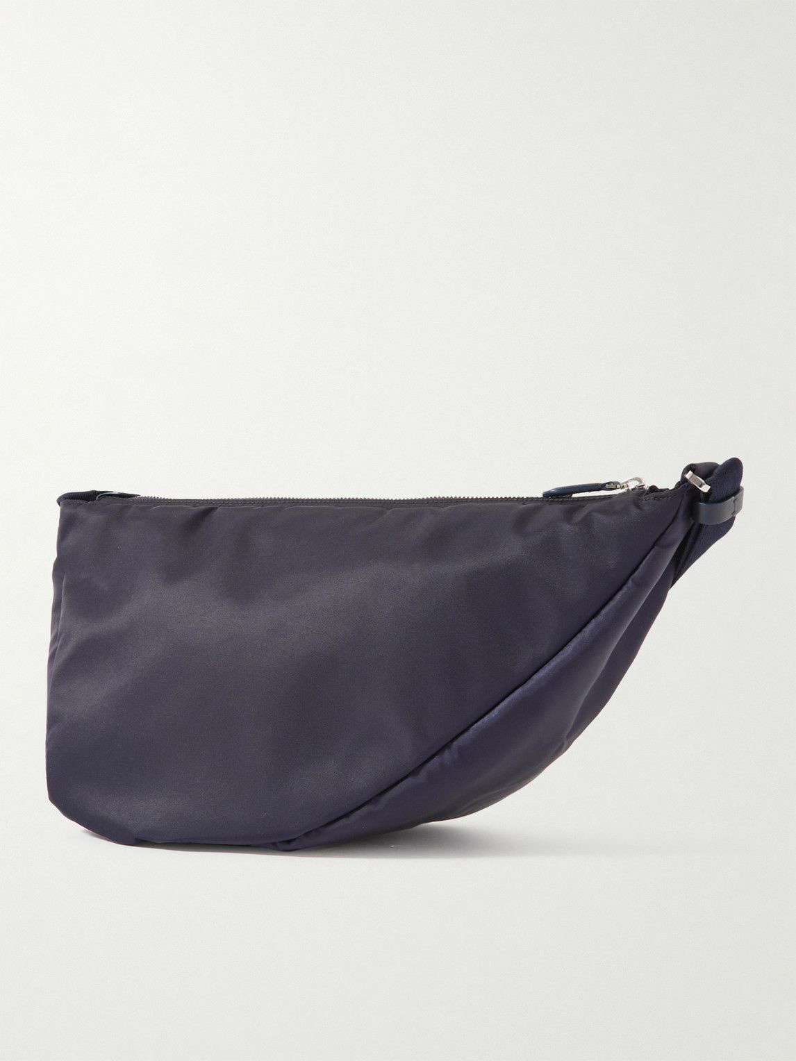 The Row - Slouchy Banana Leather-Trimmed Shell Messenger Bag The Row