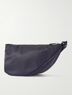 The Row - Slouchy Banana Leather-Trimmed Shell Messenger Bag