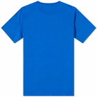 Alexander McQueen Men's Grafitti Logo T-Shirt in Royal Blue/Mix