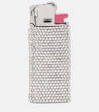 Judith Leiber Couture Flame Mini crystal-embellished pillbox
