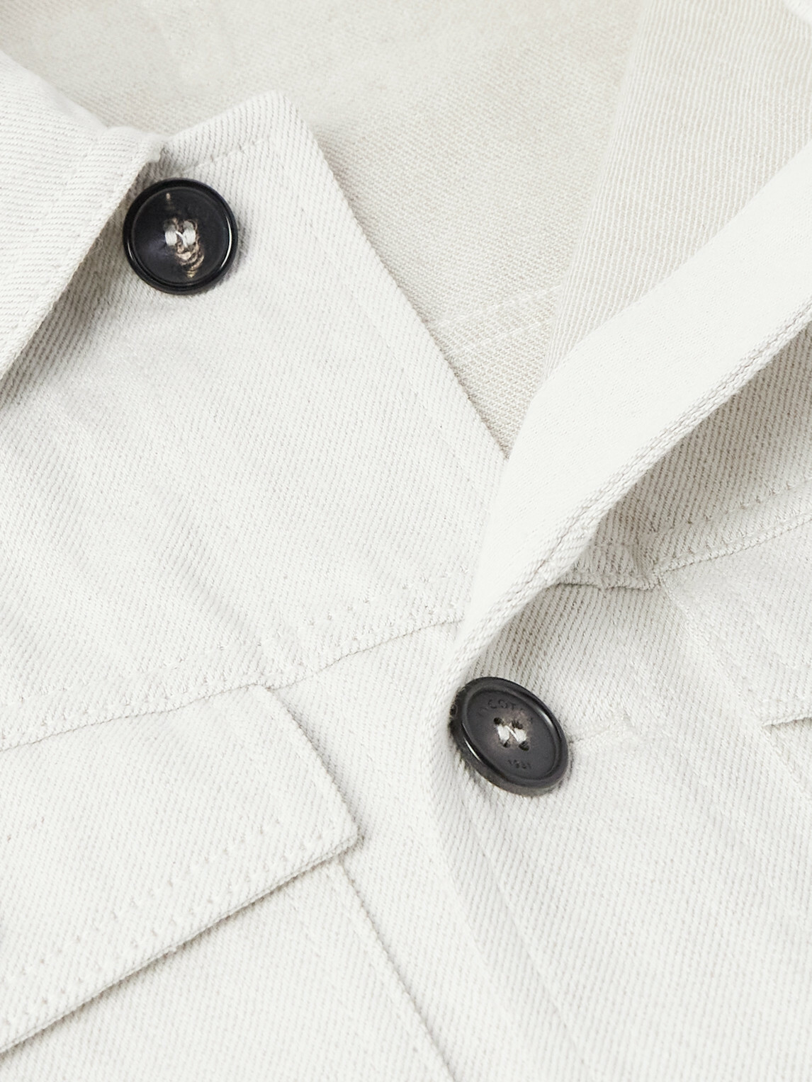 Slowear - Venezia 1951 Slim-Fit Cotton and Linen-Blend Twill Trucker Jacket - Neutrals