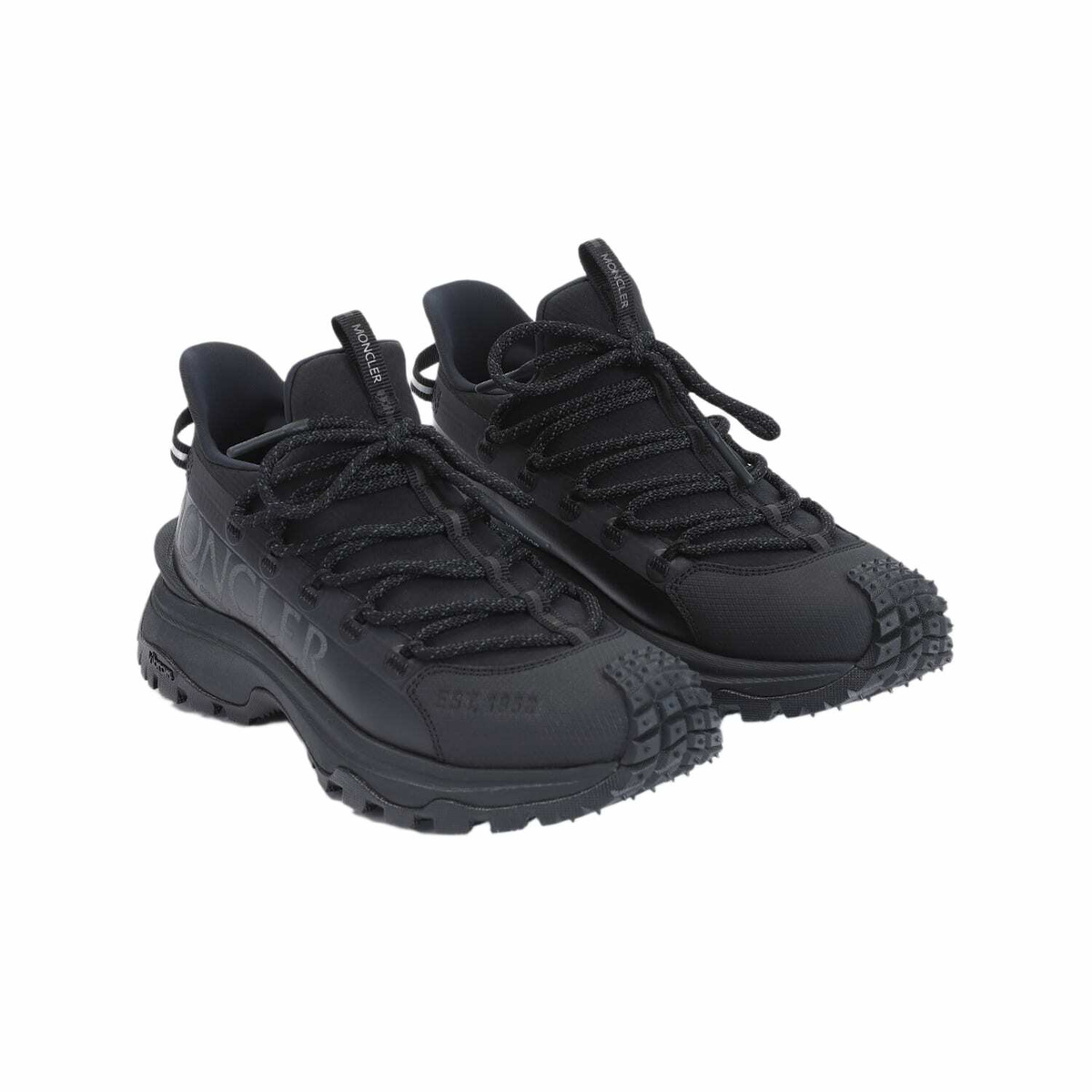 スニーカー MONCLER TWO-TONE FABRIC AND LEATHER TRAILGRIP SNEAKERS nm_4938272_100296_m