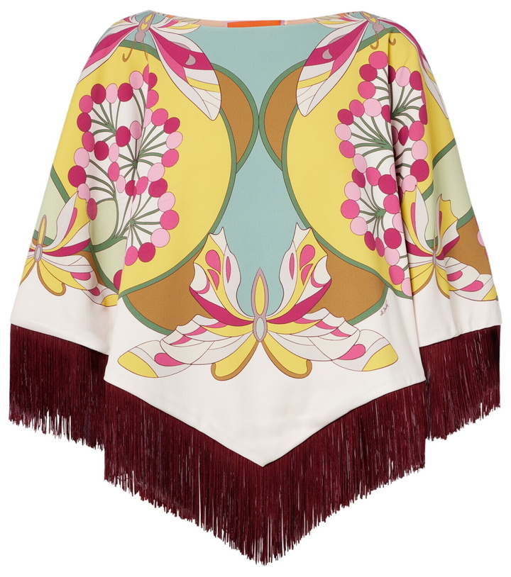 Photo: La DoubleJ Florette Placée reversible satin poncho