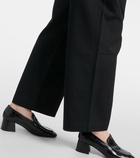 Toteme Cotton twill wide-leg pants