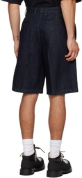 Jil Sander Navy Lightweight Denim Shorts