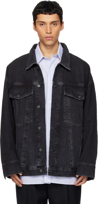 Photo: AGOLDE Black Wayne Denim Jacket