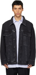 AGOLDE Black Wayne Denim Jacket