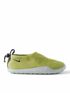 Nike - ACG Moc Leather-Trimmed Canvas Slip-On Sneakers - Green