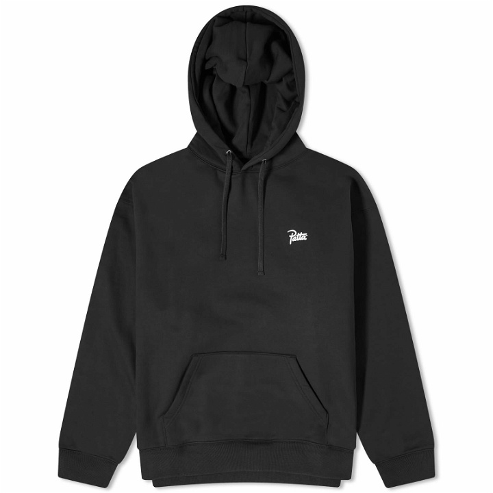 Photo: Patta Men's Fovever And Always Boxy Hoodie in Black