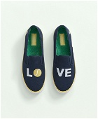 Brooks Brothers Sperry x "Love" Slip On Shoes | Navy