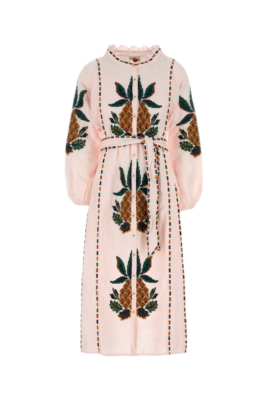 Photo: Farm Rio Pastel Pink Linen Blend Dress