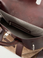 Brunello Cucinelli - Herringbone Canvas and Leather Weekend Bag