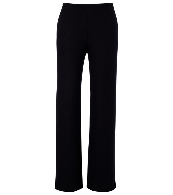 Photo: Leset Lauren jersey wide-leg pants