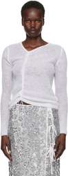 Cecilie Bahnsen White Ussi Sweater