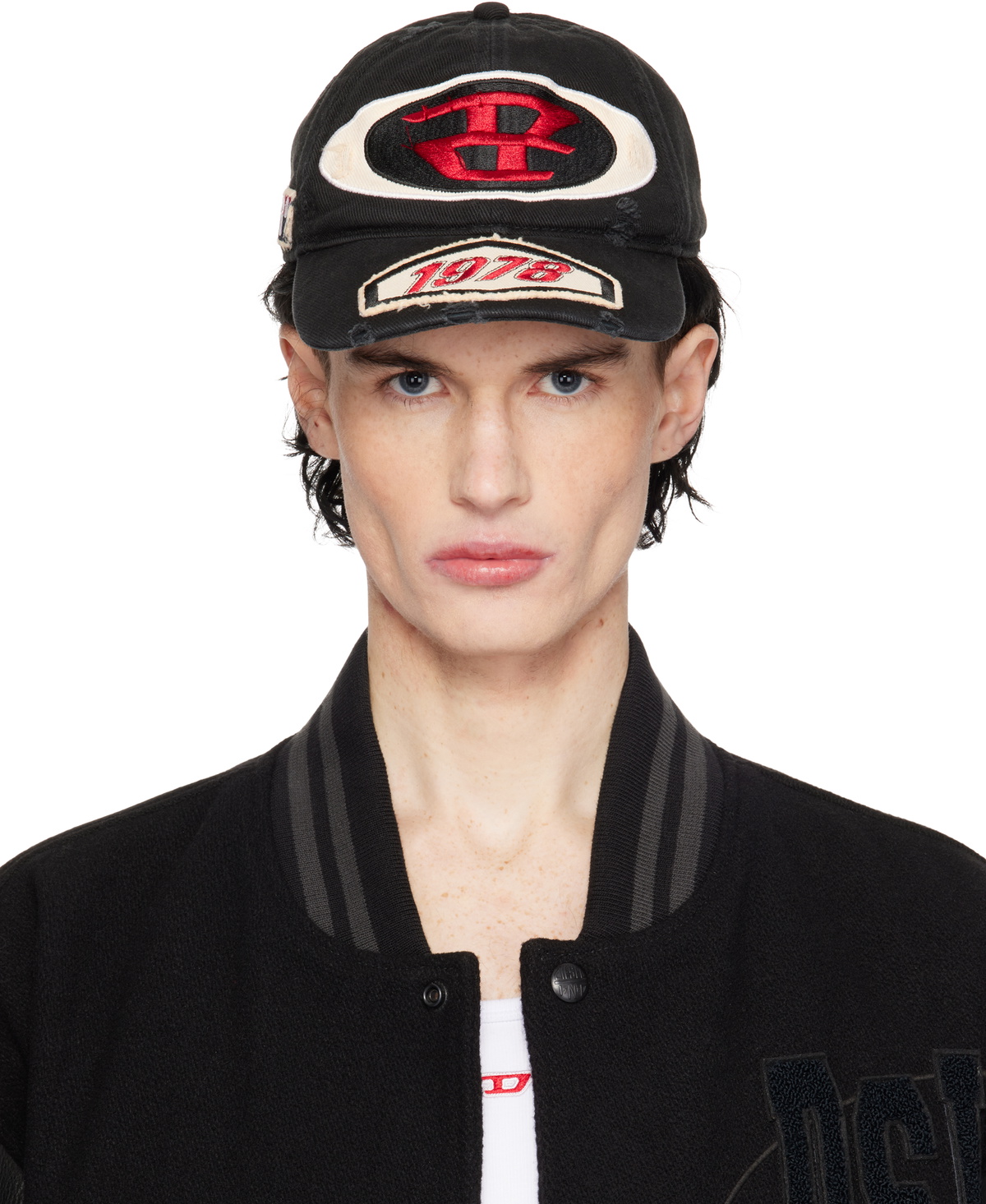 帽子 DIESEL C-Braff DIESEL C-Braff star model embroidered double D Logo old