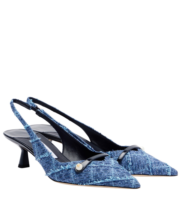 Photo: Jimmy Choo Amita denim slingback pumps