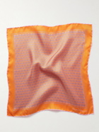 Salvatore Ferragamo - Printed Silk-Twill Pocket Square