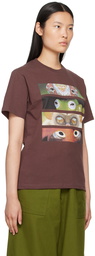 Gentle Fullness Brown Printed T-Shirt