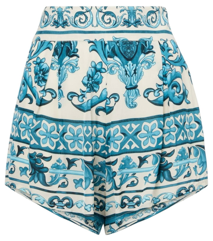 Photo: Adriana Degreas Printed high-rise shorts
