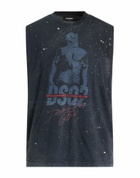 Dsquared2 Mens T-shirt Charcoal