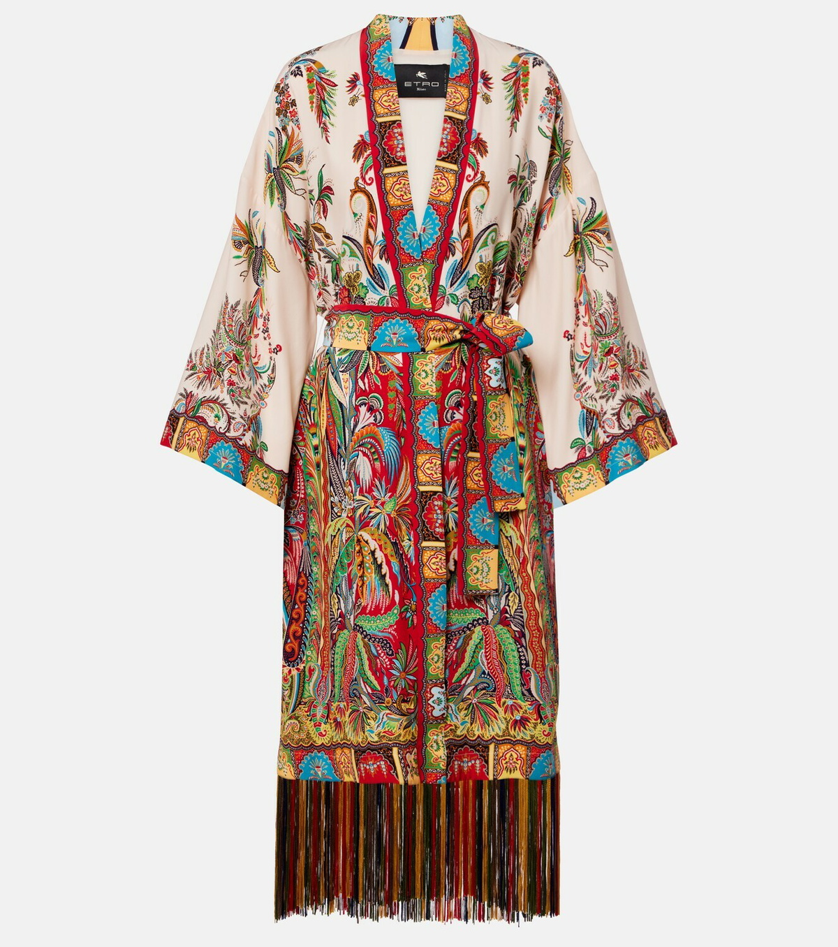 Etro Paisley silk kaftan