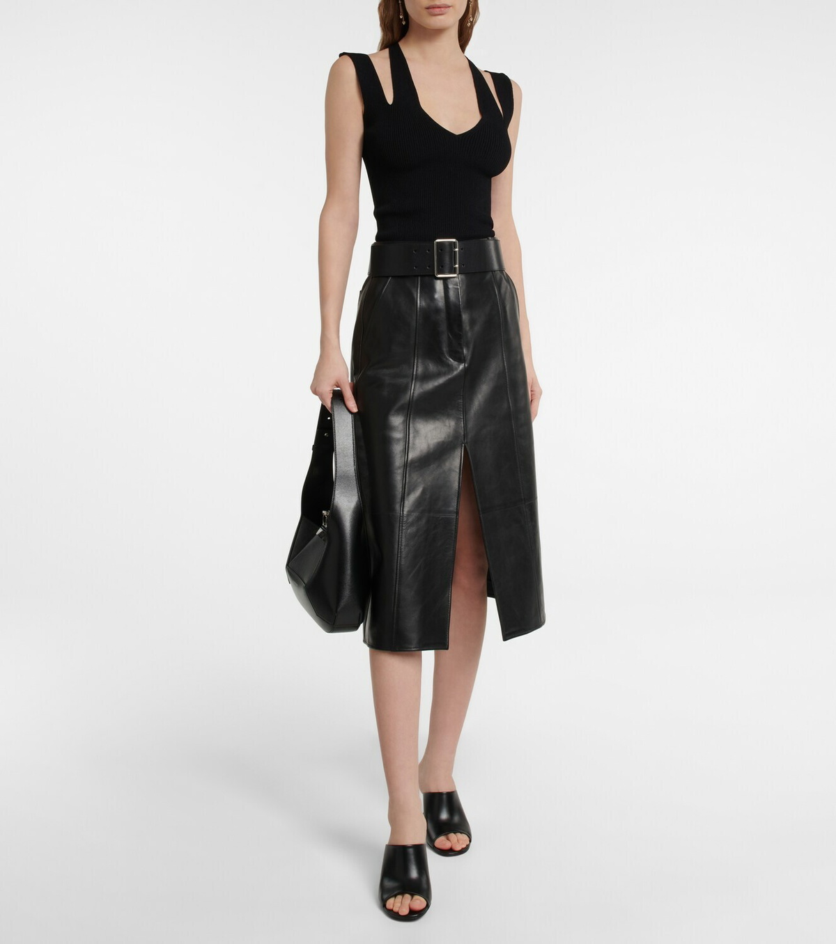 Alexander McQueen - Cutout sleeveless top