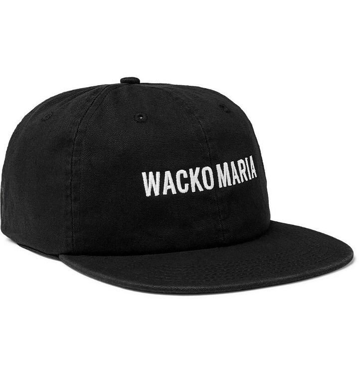 Photo: Wacko Maria - Logo-Embroidered Cotton-Twill Baseball Cap - Black