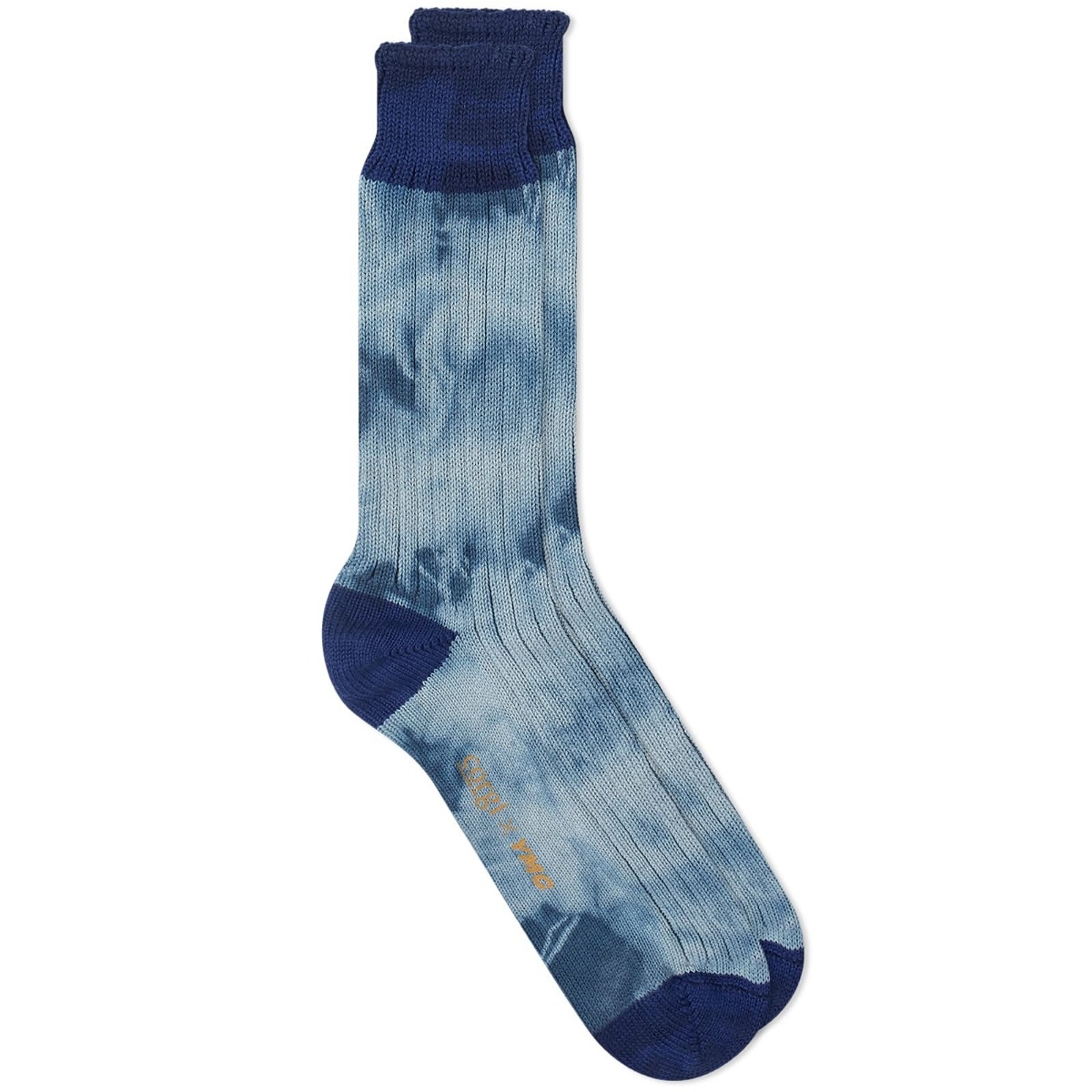 Photo: YMC Men's Tie Dye Socks in Blue