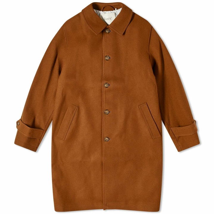 Photo: Foret Men's Shelter Wool Coat in Brown
