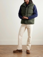 NN07 - Matthew 8245 Quilted Recycled-Shell Down Gilet - Green