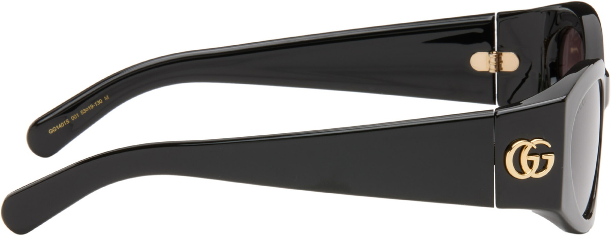 Gucci Black GG Corner Cat-Eye Sunglasses