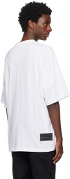 We11done White Bonded T-Shirt